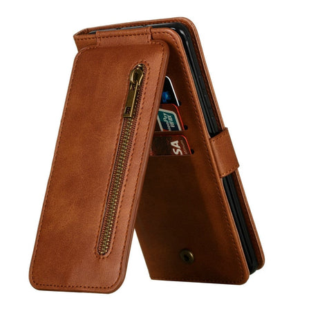 Reißverschluss Brieftasche Handyhülle für Huawei P40 Serie Handyhulle Handyhülle mit Kartenfach 