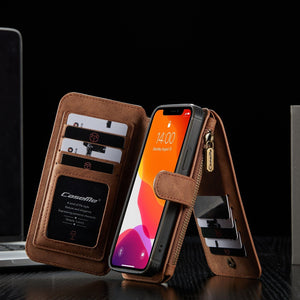 Abnehmbare Wallet-Leder Hülle für iPhone 12 Serie