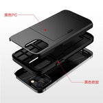 für Apple iPhone 15 Serie (2 Karten) Mobile Phone cases Handyhülle mit Kartenfach 