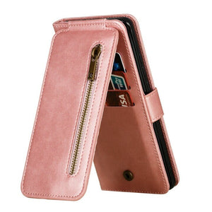 Reißverschluss Brieftasche Handyhülle für Huawei P40 Serie Handyhulle Handyhülle mit Kartenfach 