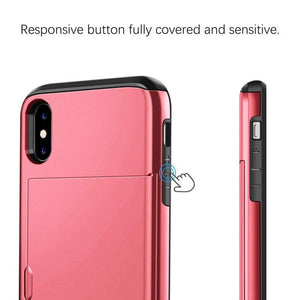 für Apple iPhone 8 Serie (2 Karten) Mobile Phone cases Handyhülle mit Kartenfach 