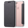 Flip Leder-Optik Handyhülle für iPhone SE Serie