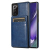für Samsung Galaxy 5 Karten mit Standfuß (Lederoptik) - Samsung Galaxy Note 10 Serie Mobile Phone cases Handyhülle mit Kartenfach For Galaxy Note 10 Blue 