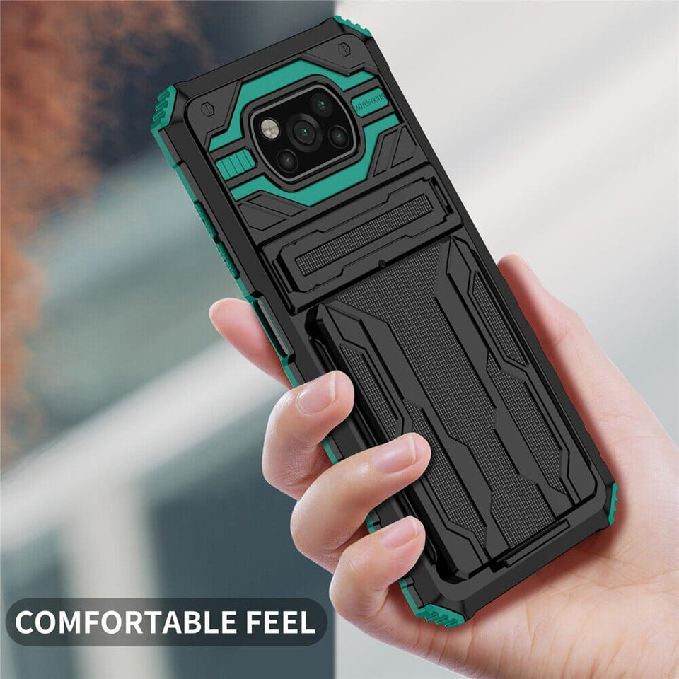Handhülle mit abnehmbarem Kartenfach und Ständer für Xiaomi Redmi Note 10 Serie Mobile Phone cases Handyhülle mit Kartenfach 
