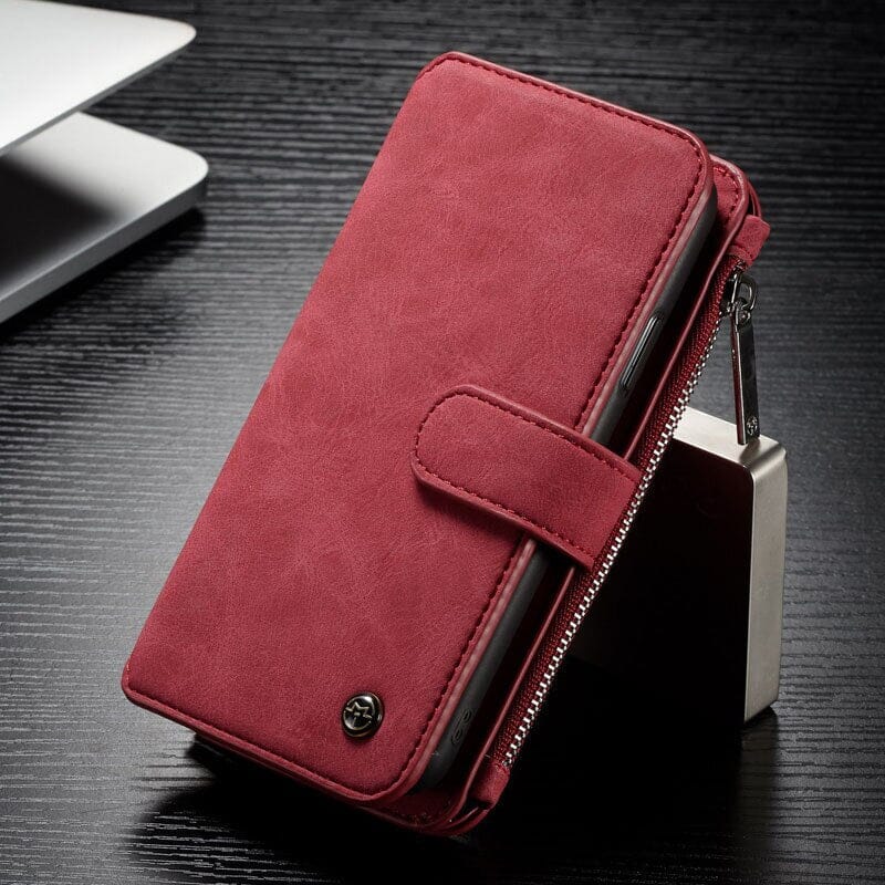 Abnehmbare Wallet-Leder Hülle für iPhone 12 Serie