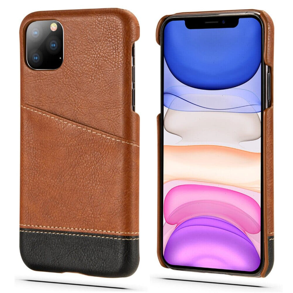 für Apple iPhone 1 Karte (Lederoptik) - iPhone 12 Serie