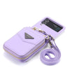 Samsung Galaxy Z Flip 3 Crossbody Brieftasche Handyhülle Handyhulle Md Trade Austria Purple Galaxy Z Flip3 