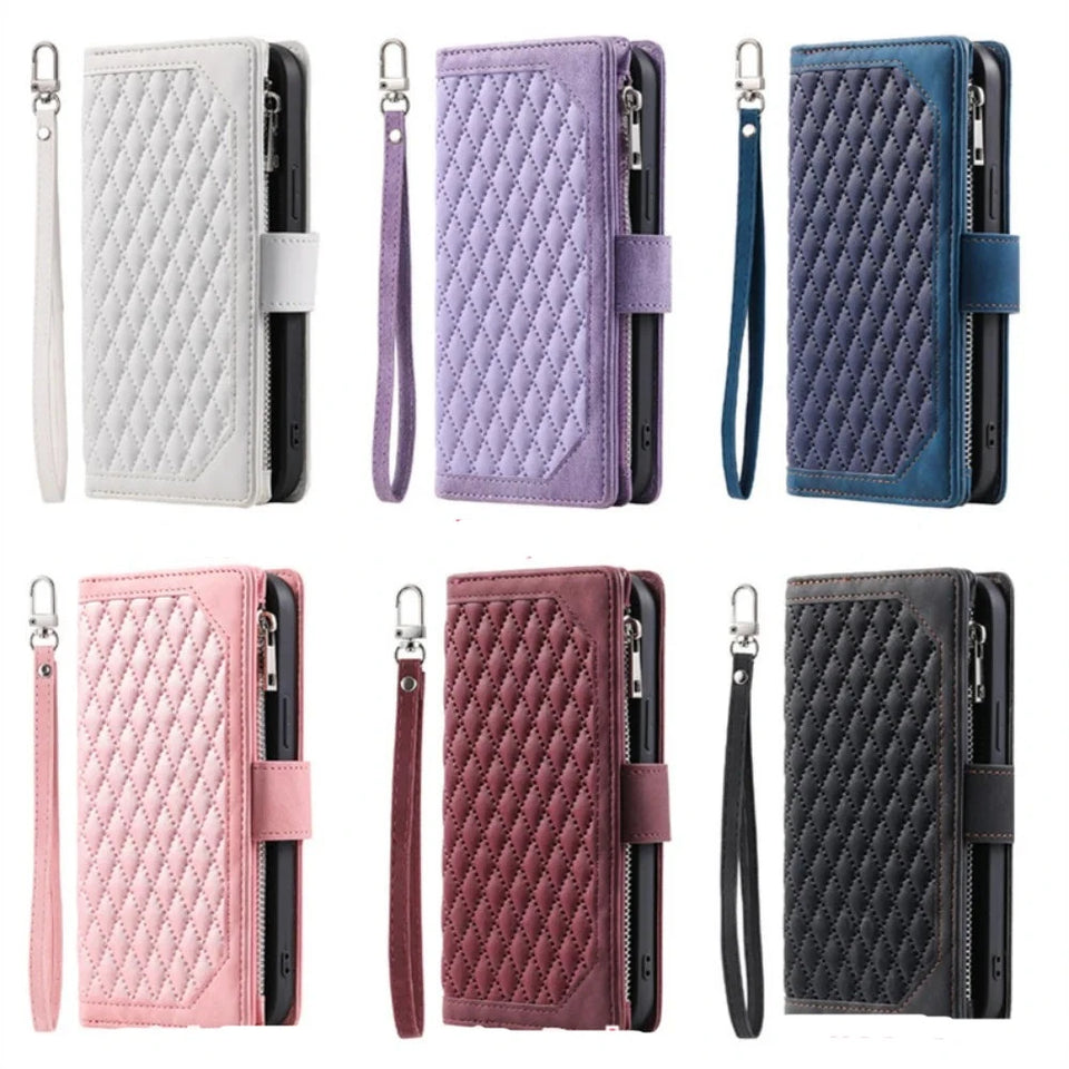 Luxuriöse Handyhülle aus weichem Leder für Samsung Galaxy S20 Serie Handyhulle Handyhülle mit Kartenfach 