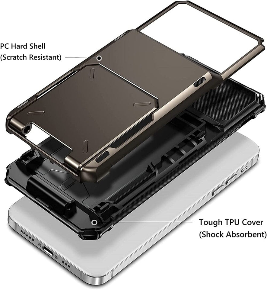 für Apple iPhone 6 Serie (5 Karten) Mobiltelefontaschen Handyhülle mit Kartenfach 