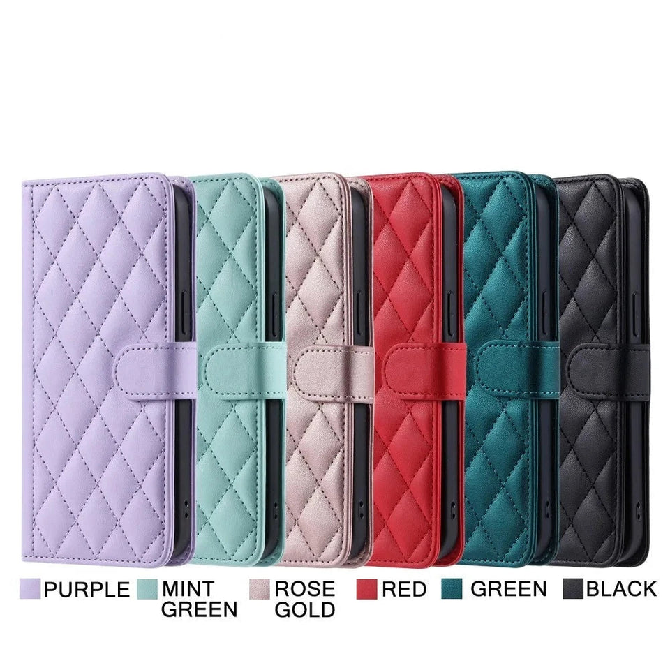 Luxuriöse Handyhülle aus weichem Leder für Apple iPhone 13 Serie Handyhulle Handyhülle mit Kartenfach 