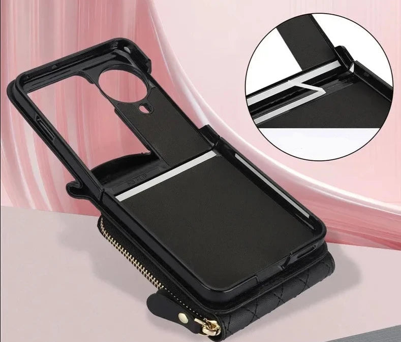 Luxuriöse Handyhülle aus weichem Leder für Oppo Find Serie Handyhülle mit Kartenfach 