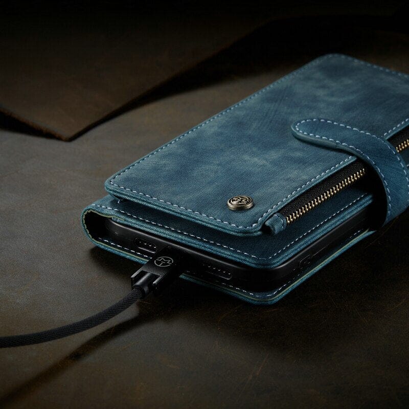 Abnehmbare Wallet-Leder Hülle für Samsung Galaxy A Serie