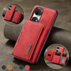 Handyhüllen mit magnetischem, abnehmbarem Kartenfach für Huawei Mobile Phone cases Handyhülle mit Kartenfach Red HUAWEI P50 